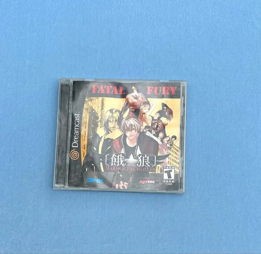Fatal Fury Mark of the Wolves Sega Dreamcast CASE AND MANUAL ONLY No Game